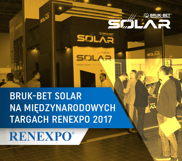 Bruk Bet Solar na międzynarodowych targach Renexpo 2017